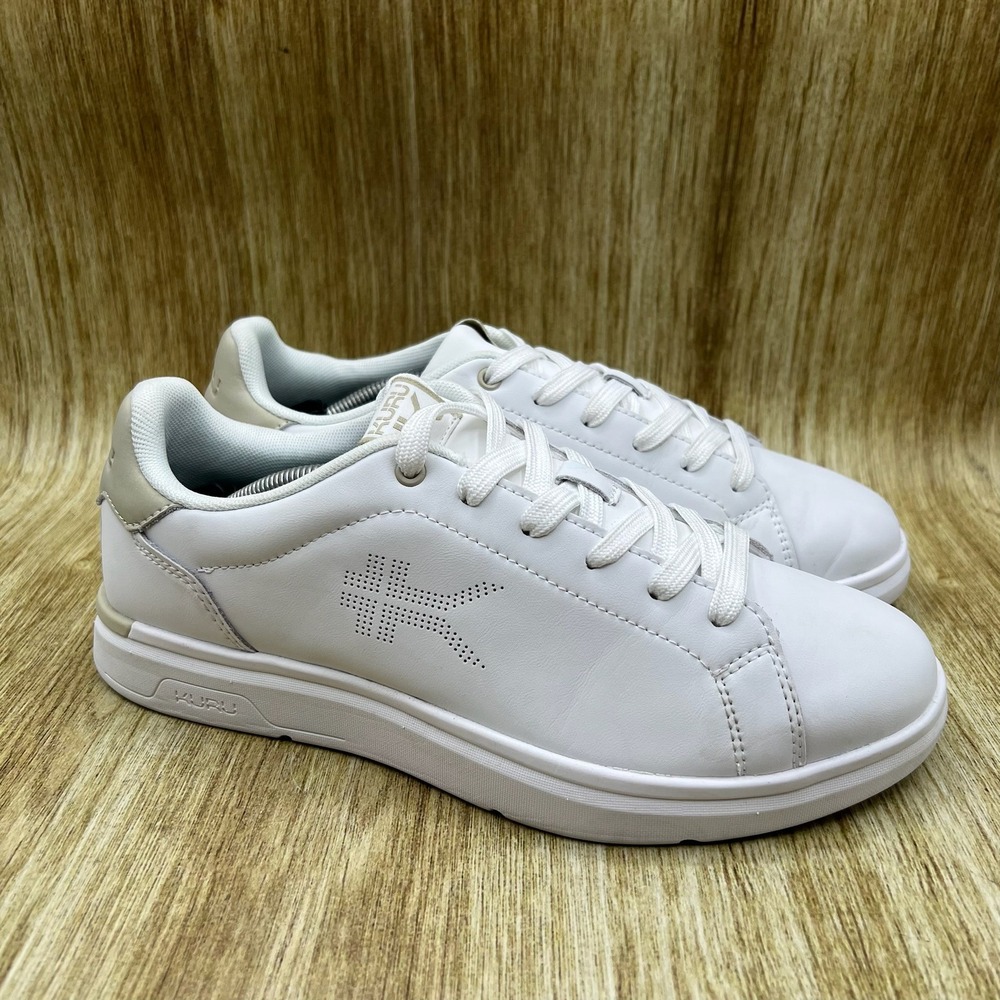KURU Roam Classic Court Women's Size 9.5 White Leather Shoes Sneakers Casual
